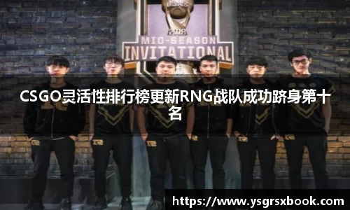 CSGO灵活性排行榜更新RNG战队成功跻身第十名